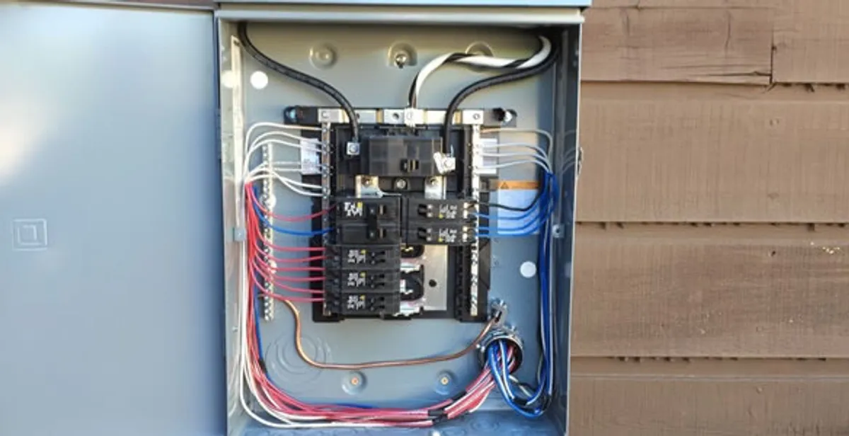 electrical panel upgrade service featuring newly installed electrical panel wired by licensed electricians in Reno, NV