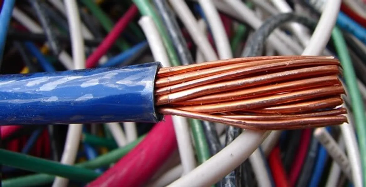 electrical wiring services showing exposed copper conductors and cable preparation in Reno, NV