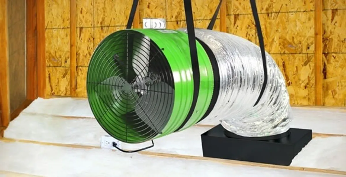 whole house fan installation services with professionally mounted ventilation fan system in Reno, NV
